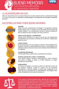 alimentos para la memoria