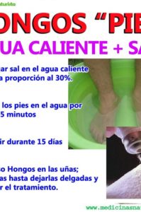 remedio para los hongos de los pies