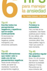 consejos para la ansiedad