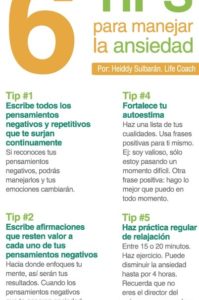 consejos para la ansiedad