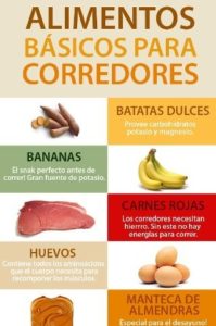 alimentos para corredores