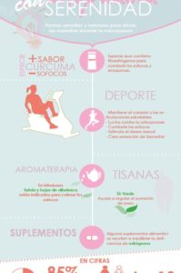 aliviar los sofocos de la menopausia