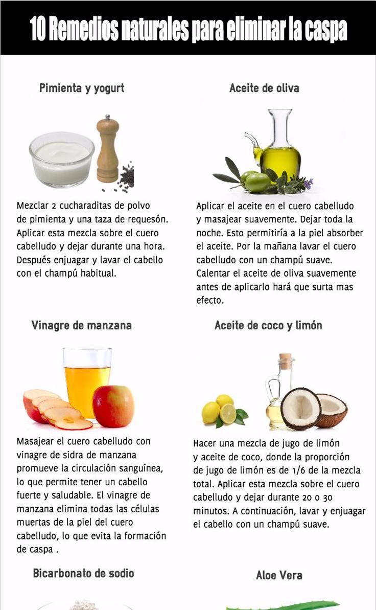 10 Remedios Caseros Y Naturales Para Eliminar La Caspa