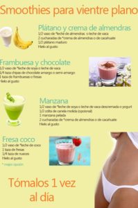 smoothies vientre plano