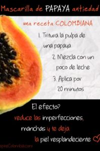 mascarilla de papaya