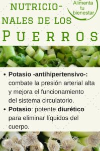 beneficios de los puerros