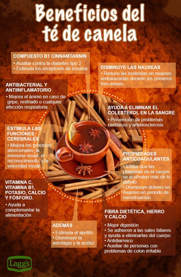 beneficios del té de canela