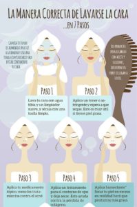 cómo lavarse la cara correctamente