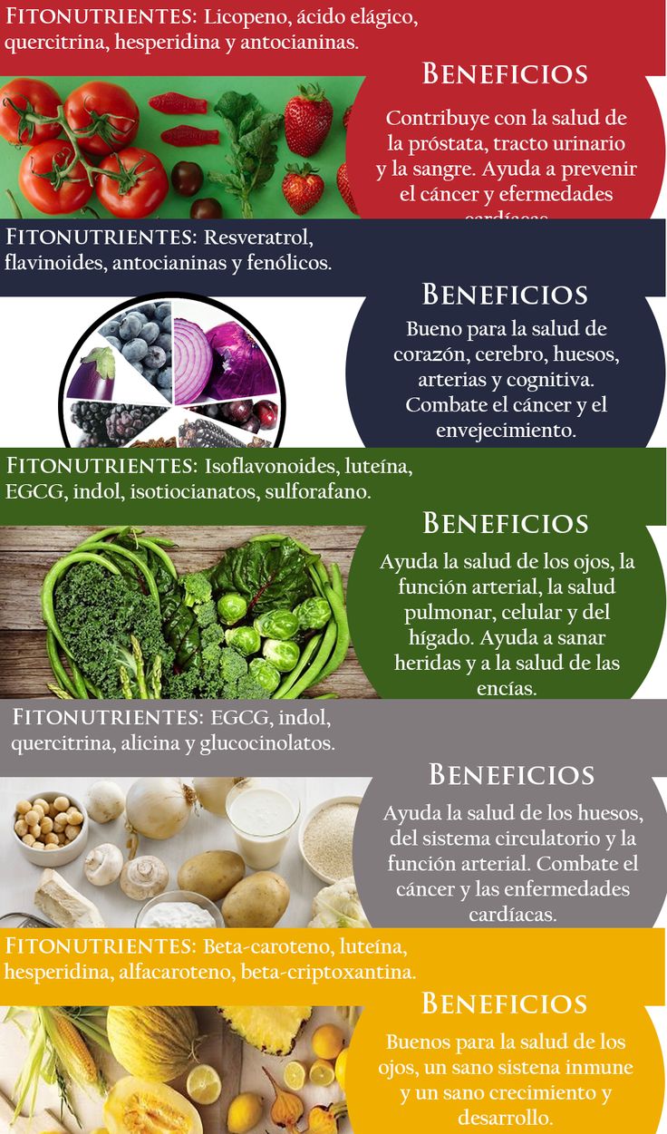 infografía fitonutrientes