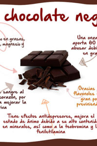 beneficios del chocolate negro