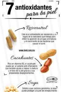 antioxidantes para cuidar la piel