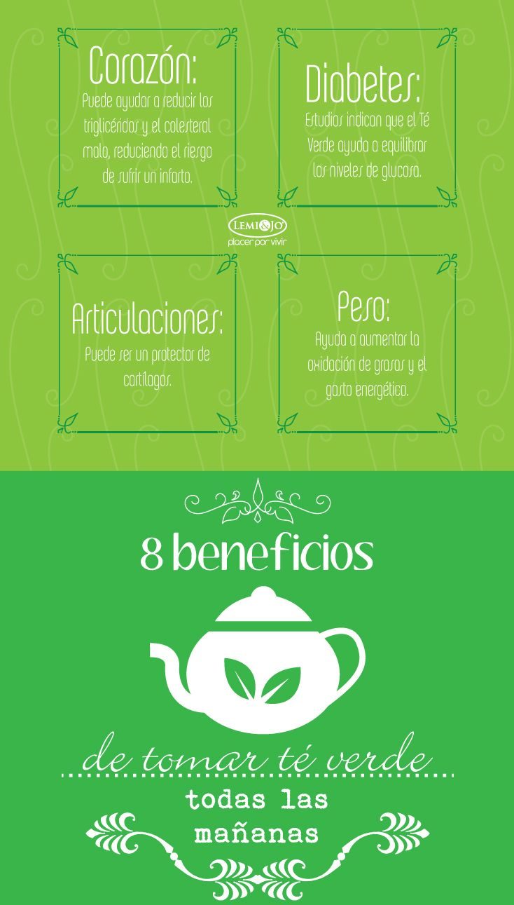 beneficios de tomar té verde