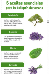 aceites esenciales para verano