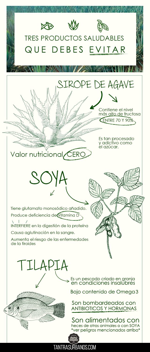 alimentos sanos que deberías evitar