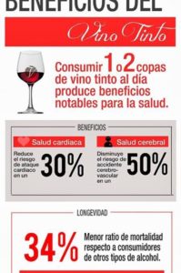 beneficios del vino tinto