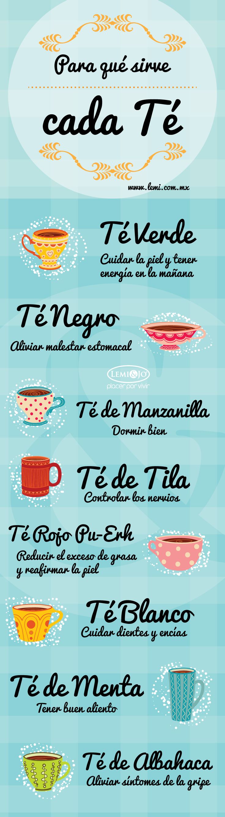 tipos de té