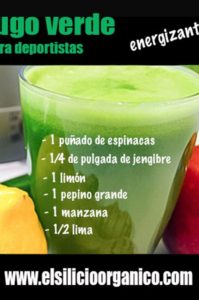 jugo verde energizante