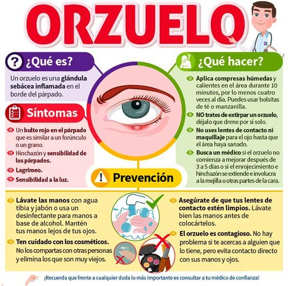 como curar un orzuelo en el ojo