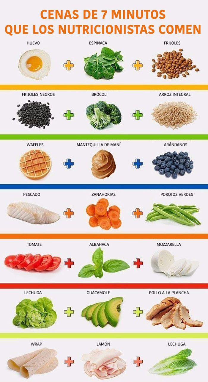 cenas ligeras y rápidas