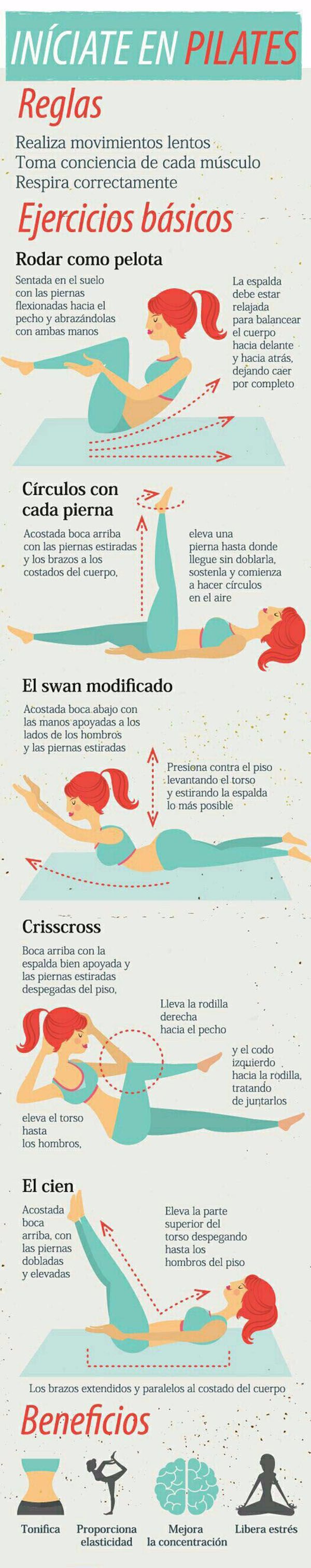 ejercicios de pilates para principiantes