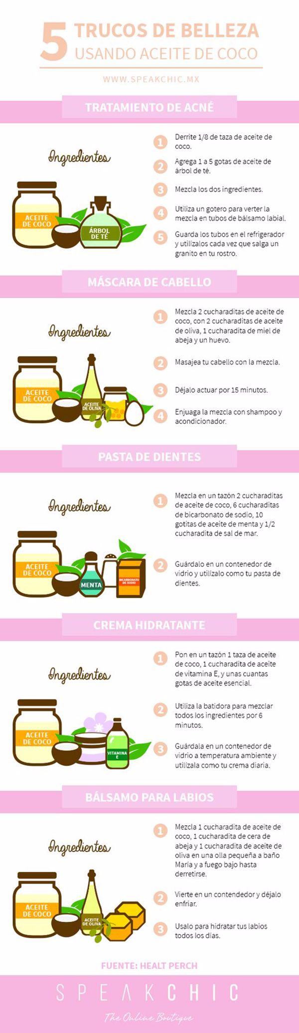 aceite de coco y belleza