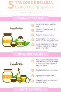 aceite de coco y belleza