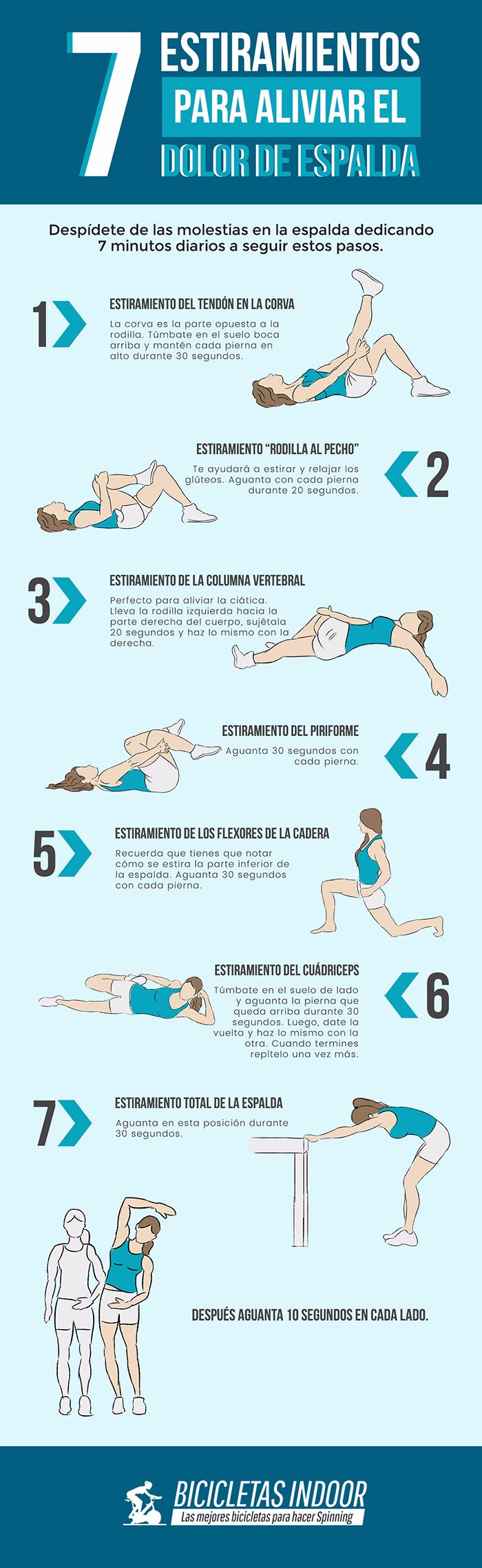 estiramientos espalda infografía