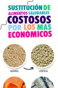 sustitutivos de comidas saludables