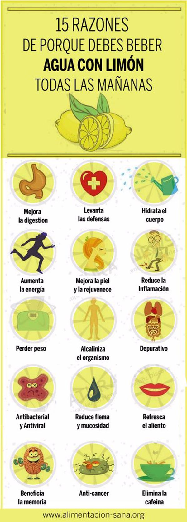 el agua con limón en ayunas y sus beneficios