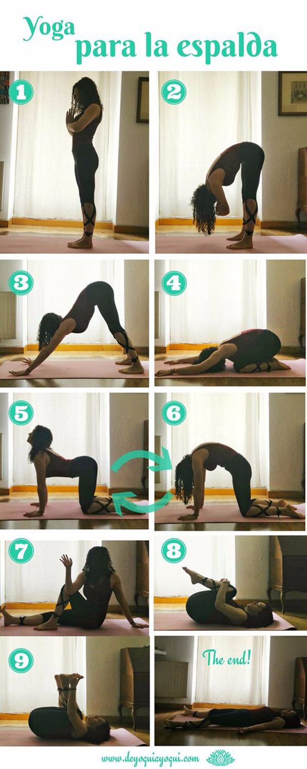 ejercicios de yoga para la espalda