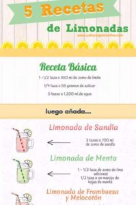 recetas de limonada casera