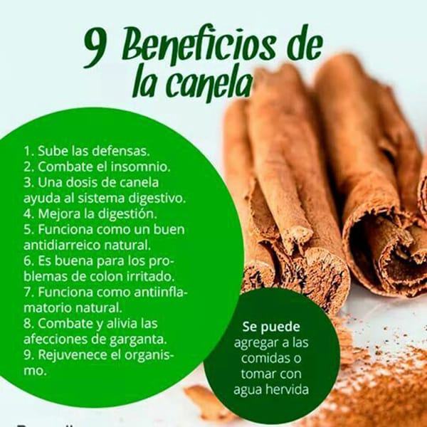 propiedades de la canela