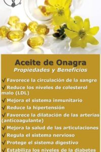 propiedades del aceite de onagra