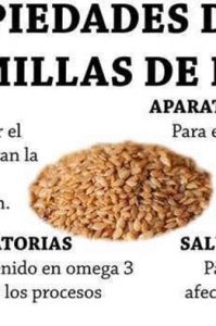 propiedades de las semillas de lino