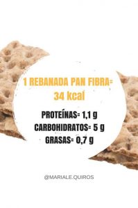 valor nutricional del pan wasa