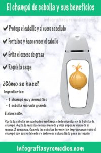 champú de cebolla casero