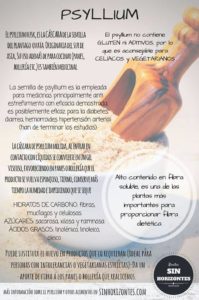 infografía sobre el psyllium